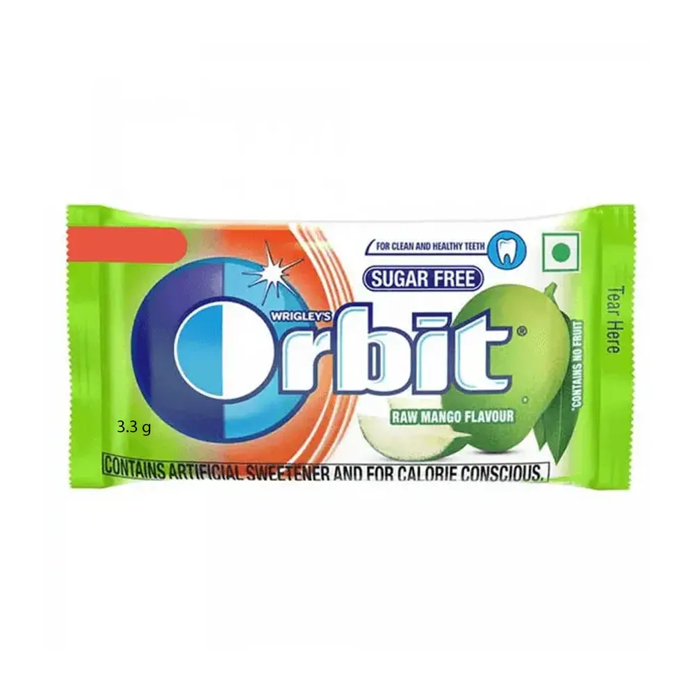 Orbit Sugar-Free Chewing Gum – Raw Mango Flavour (3.3g)